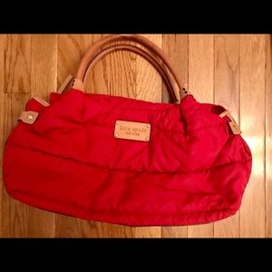 Kate Spade vintage red shoulder handbag
